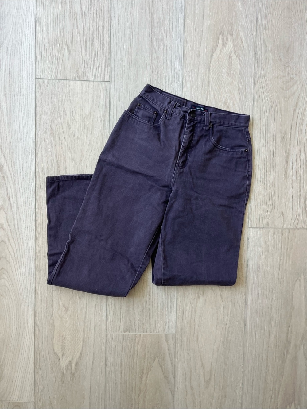 bill blass Men's Straight Chino Pants in Dark Plum